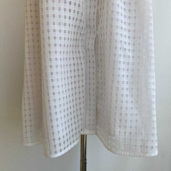Tuckernuck Sleeveless Waffle Burnout White Shirt Dress sz XS - Picture 8 of 11